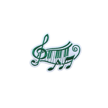 Load image into Gallery viewer, Music Code in Multicolor Embroidery Patch
