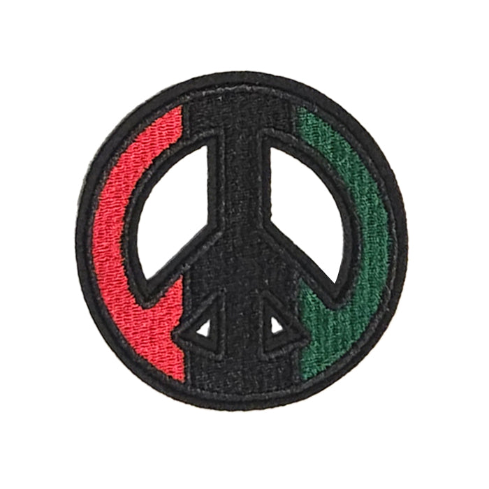 Peace Sign Embroidery Patches in Multi Colors