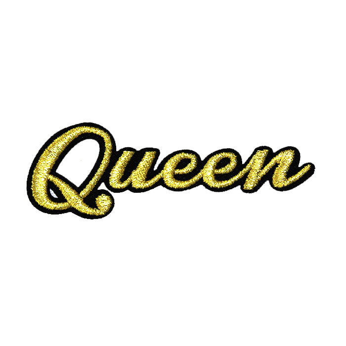 Queen Golf Embroidery Patch