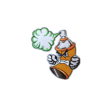 Load image into Gallery viewer, Angry Spray Bottle in Multicolor Embroidery Patch
