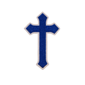 Passion Cross Embroidery Patches in Multi Colors