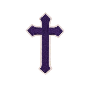 Passion Cross Embroidery Patches in Multi Colors