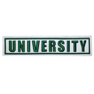 University Varsity Embroidery Patch