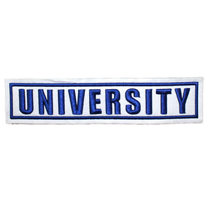 University Varsity Embroidery Patch