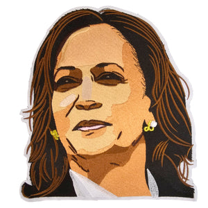 Vice President Kamala Harris Face Embroidery Patch