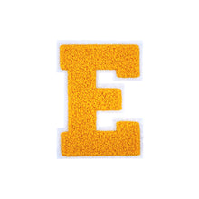Load image into Gallery viewer, Letter Varsity Alphabets A to Z Yellow Chenille &amp; White Felt 2.5 Inch
