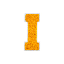 Load image into Gallery viewer, Letter Varsity Alphabets A to Z Yellow Chenille &amp; White Felt 2.5 Inch
