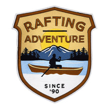 Load image into Gallery viewer, Adventure Outdoor Camper Camp Fire Embroidery Jumbo Size Patches
