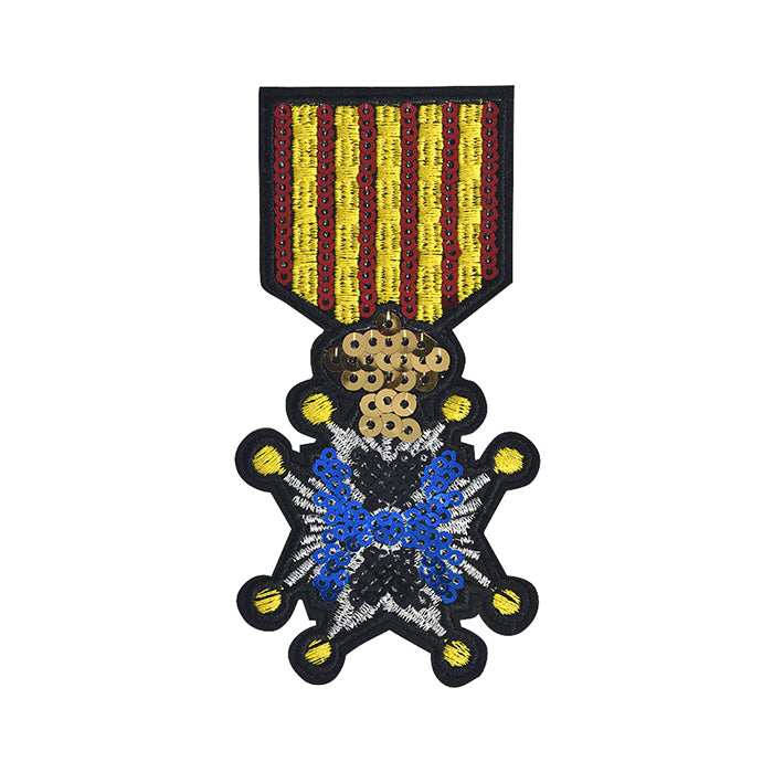 Decorative Medal Sequins Patch