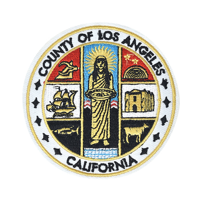 County Of Los Angeles California Embroidery Patch