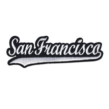 Load image into Gallery viewer, Varsity City Name San Francisco in Multicolor Embroidery Patch
