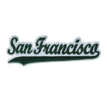 Load image into Gallery viewer, Varsity City Name San Francisco in Multicolor Embroidery Patch
