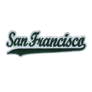 Varsity City Name San Francisco in Multicolor Embroidery Patch