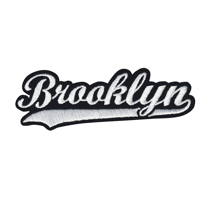 Varsity City Name Brooklyn in Multicolor Embroidery Patch