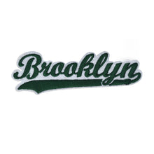 Load image into Gallery viewer, Varsity City Name Brooklyn in Multicolor Embroidery Patch
