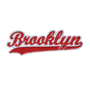 Varsity City Name Brooklyn in Multicolor Embroidery Patch