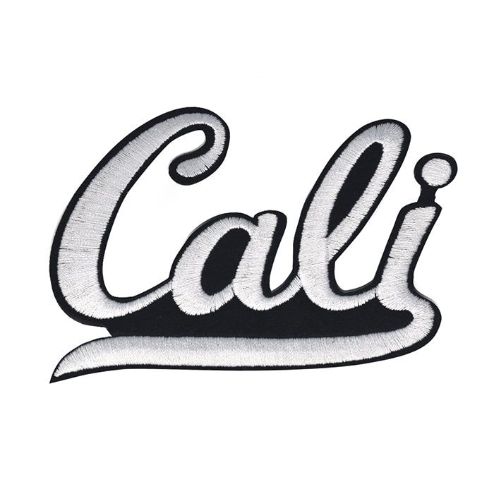 State Name 'Cali' in Multicolor Embroidery Patch