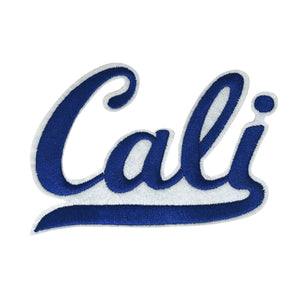 State Name 'Cali' in Multicolor Embroidery Patch