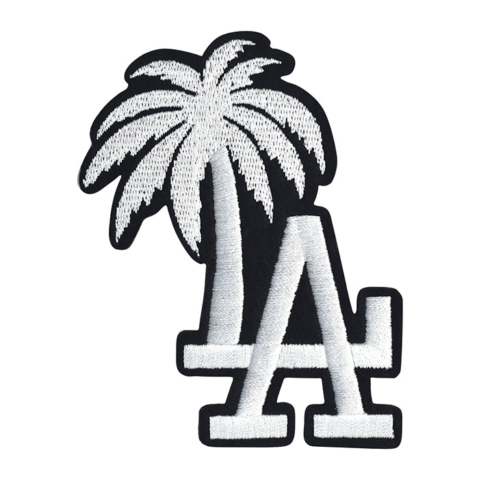 LA with Palm Tree in Multicolor Embroidery Patch