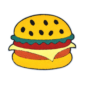 Hamburger Chenille Patch