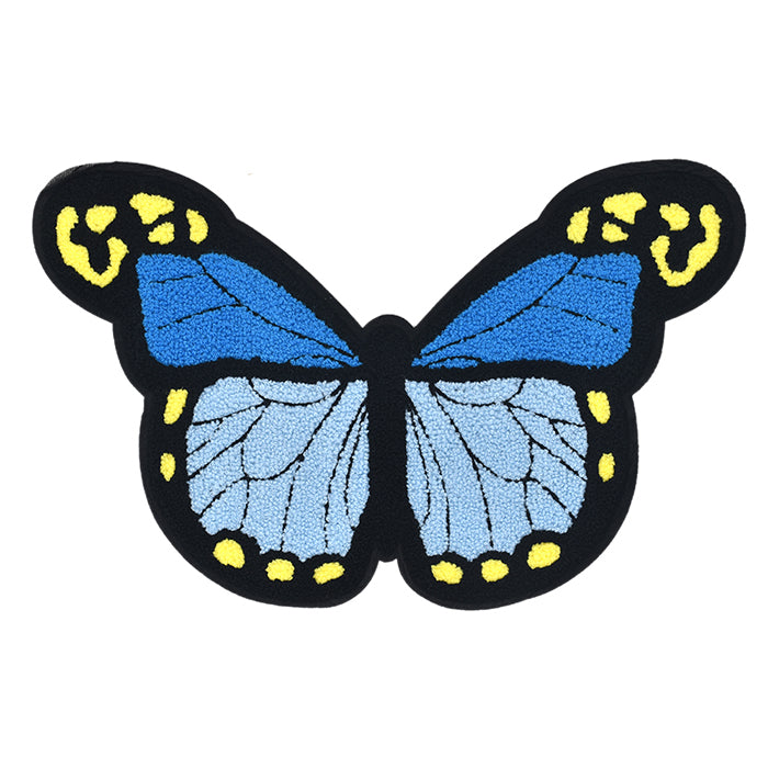 Blue Butterfly Chenille Patch – tackletwill