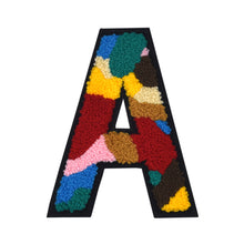 Load image into Gallery viewer, Letter Varsity Alphabets A to Z Multicolor 4.5 Inch
