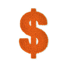 Load image into Gallery viewer, Dollar Sign $ from 2.5 inch to 8 Inch in Multicolor Chenille Patch
