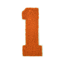 Load image into Gallery viewer, ORANGE Varsity Number 0 to 9 Size 2.5, 4, 6, and 8 Inches Orange
