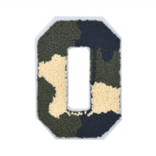 Load image into Gallery viewer, Varsity Number 0 to 9 Size 2.5, 4, 6, and 8 Inches Camo
