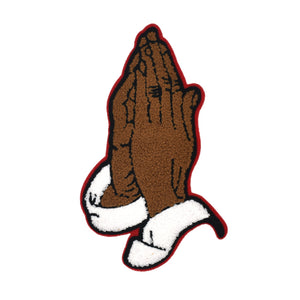 Praying Hand Chenille Patch