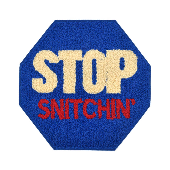 Stop Snitchin' Chenille Patch