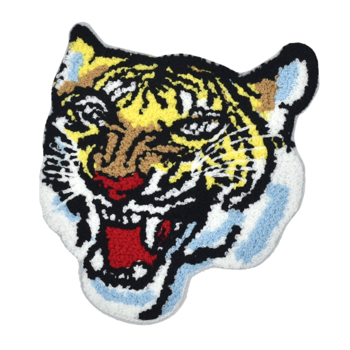 Tiger Face Chenille Patch