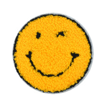 Load image into Gallery viewer, Smile Wink Emoji Face Chenille Patch
