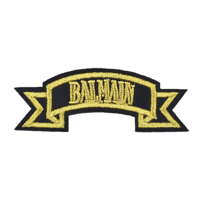 'BALMAIN' Ribbon Embroidery Patch