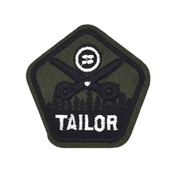 'TAILOR' Pentagon Embroidery Patch