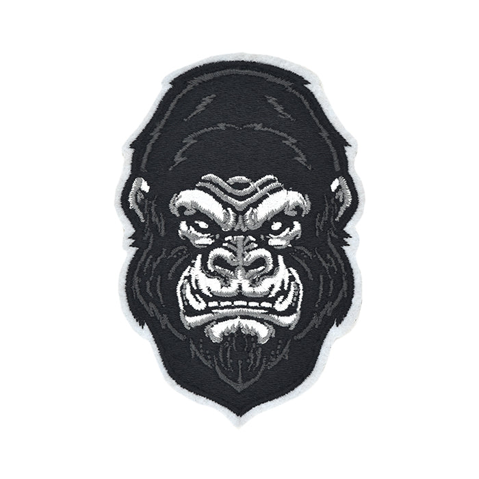 Gorilla Face Embroidery Patch