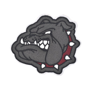 Bulldog Face Embroidery Patch