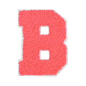 Letter Varsity Alphabets A to Z Neon Coral 6 Inch