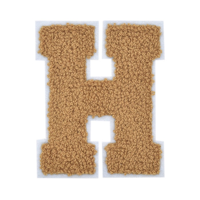 20-60代からのファッション通販  to A Alphabets Varsity Letter Z Chenille Brandy Brown Light アウトドア寝具