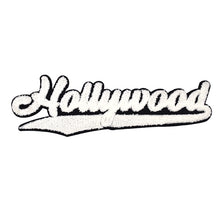 Load image into Gallery viewer, Varsity City Name Hollywood in Multicolor Chenille Patch
