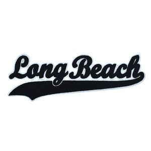Varsity City Name Long Beach in Multicolor Chenille Patch