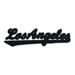 Varsity City Name Los Angeles in Multicolor Chenille Patch