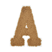 Load image into Gallery viewer, Letter Varsity Alphabets A to Z Light Brown Brandy Tan Color 6 Inch
