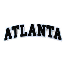 Load image into Gallery viewer, Varsity City Name Atlanta in Multicolor Chenille Patch
