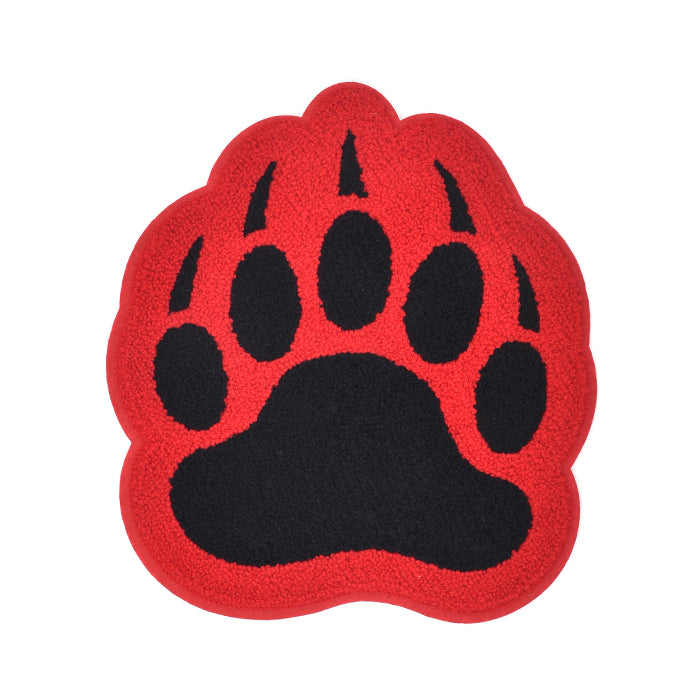 Animal Bear Footprint Paws Chenille Patch