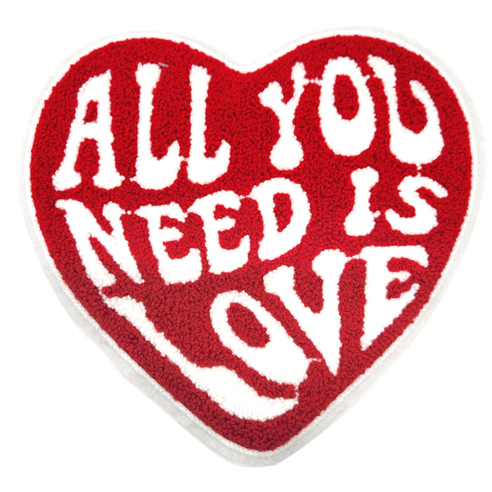 All You Need Is Love Heart Chenille Patch
