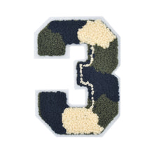 Load image into Gallery viewer, Varsity Number 0 to 9 Size 2.5, 4, 6, and 8 Inches Camo

