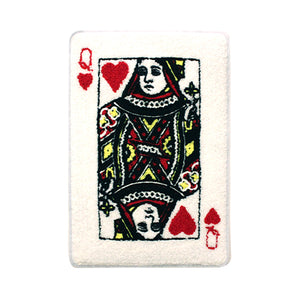 Queen Of Heart Card Chenille Patch
