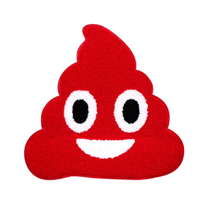 Happy Smiley Poop Chenille Patch