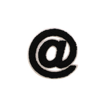 Load image into Gallery viewer, Varsity Letter Symbol Email @ Sign 2.4 inch Chenille Patch
